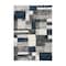 World Rug Gallery Contemporary Abstract Design Plush Shag Area Rug 7'10'' x 10' Gray 473NAVY8X10 - alternate 3
